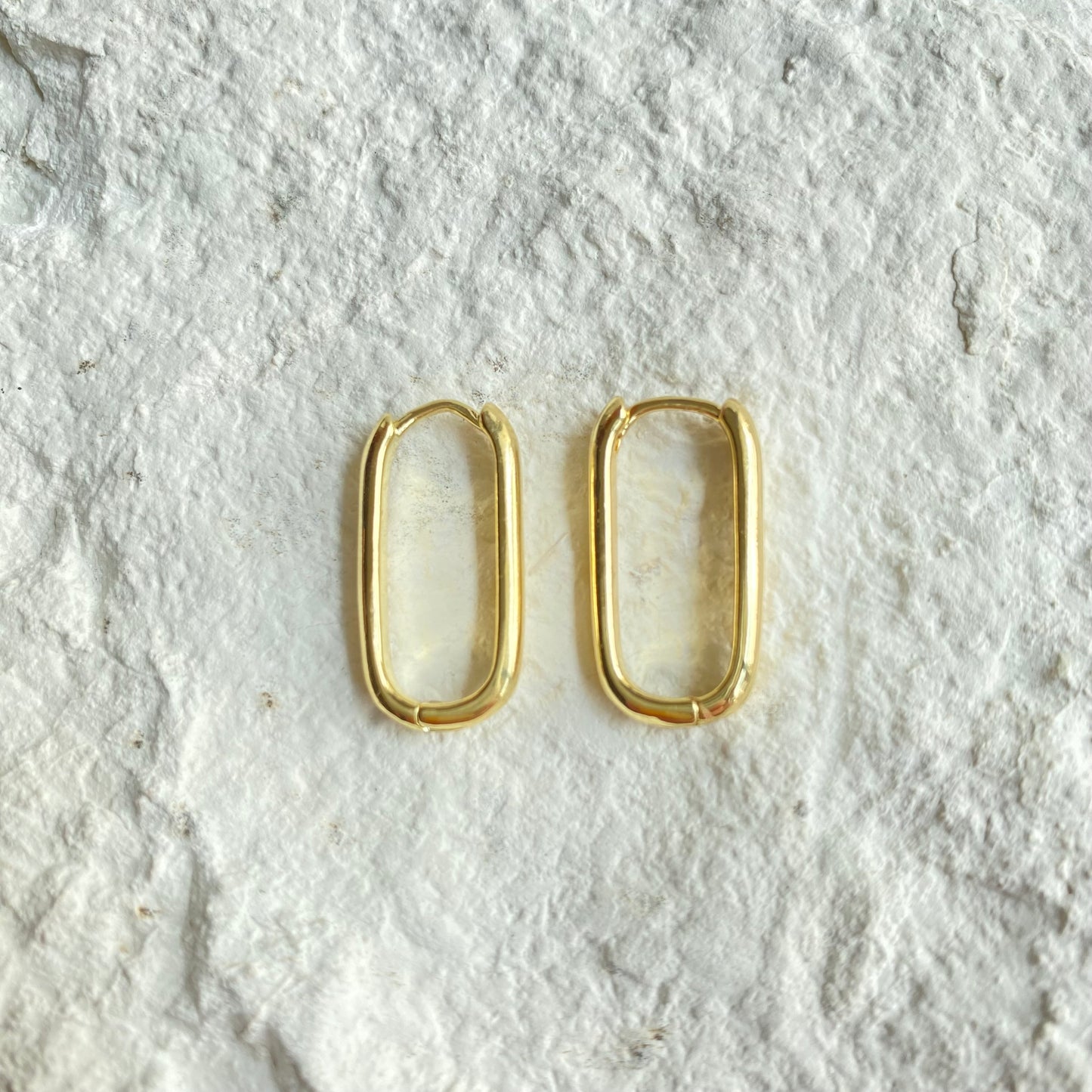 Aretes "Hoops Sencillos Rectángulo"